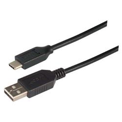 USB 2.0线缆，直通Type-C/直通A型，0.3米的图片
