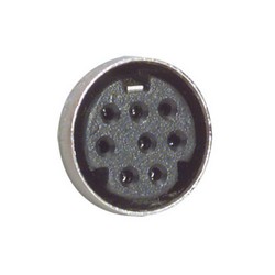 经济型模制线缆，迷你DIN 8公头/母头，25.0ft/7.6m的图片