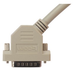 优良型模制D-Sub线缆，DB15公头/45度左出线公头，5英尺（1.5米）的图片