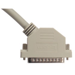 优良型模制D-Sub线缆，DB25公头/45度右出线公头，15英尺（4.6米）的图片