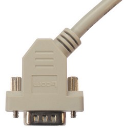 优良型模制D-Sub线缆，DB9公头/45度左出线公头，10英尺（3米）的图片