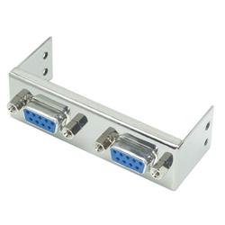 盖板，带2个DB9母头，焊接型的图片