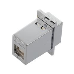 屏蔽型USB A 型母头 – B 型母头 适配器的图片