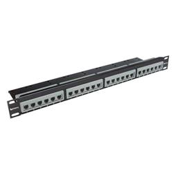 1.75in / 4.4cm 面板, 带 4个 TDS1881 -6 路 RJ45(8x8)桥接适配器的图片