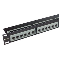 1.75in / 4.4cm 面板, 带 4个 TDS1881 -6 路 RJ45(8x8)桥接适配器的图片