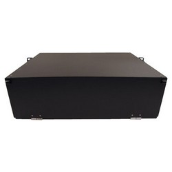 3U机架式安装光纤接线盒，带8 FSP系列子面板开口的图片