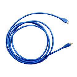 USB 3.0电缆组件，A型公插头到A型公插头，28/26/22 AWG，PVC，蓝色，5.0米的图片