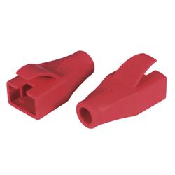 鲨鱼鳍型低烟无卤Snagless护套，5.5毫米，红，50件/袋的图片