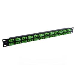 Rack Panel, 48 SC Couplers Single mode APC的图片
