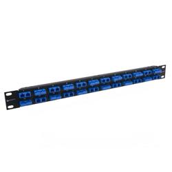 Rack Panel, 48 SC Couplers Multimode-Bronze Sleeves的图片