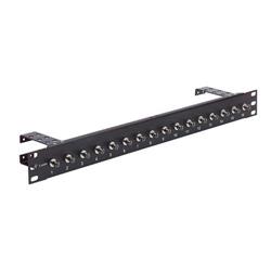 1.75in/4.4cm面板，带16个ST陶瓷耦合器和绑线器的图片