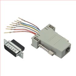 模块化适配器，DB15 公头 / RJ45 (8x8) 插座的图片