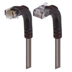 6类直角型跳线，直角上出线/直角下出线，灰，1英尺（0.3米）的图片