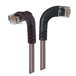 超5类直角型跳线，直角右出线/直角下出线，灰，2英尺（0.6米）的图片