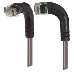 超5类直角型跳线，直角左出线/直角下出线，灰，15英尺（4.6米）的图片