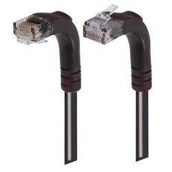 超5类直角型跳线，直角上出线/直角下出线，黑，10英尺（3米）的图片