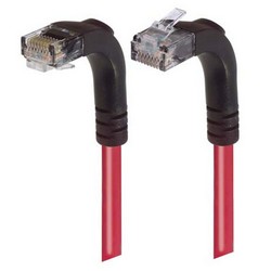 超5类直角型跳线，直角上出线/直角下出线，红，10英尺（3米）的图片