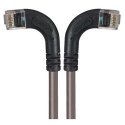 超5类直角型跳线，直角左出线/直角右出线，灰，5英尺（1.5米）的图片