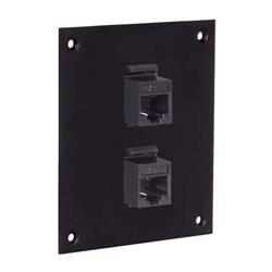 通用子面板，带2个110型超5类插座，RJ45 EIA568A/B的图片