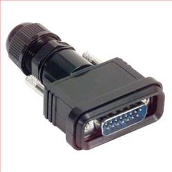 防水型D-Sub后壳套件，DB15M的图片
