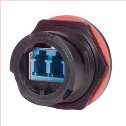 IP66/67单模工业双LC插座的图片