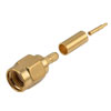 压接式连接器，SMA公头，镀金，用于RG174、RG188、RG316线缆的图片