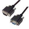 优良型模制D-Sub 线缆, DB9 公头 / DB9 母头, 50.0 ft / 15.2 m, 黑色的图片