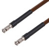 75 欧姆 6G SDI HD-BNC 公头到 HD-BNC 公头电缆组件，使用 1694A-BR 同轴电缆，6 英尺的图片