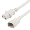 高负载CPU/PDU电源线，C14/C13，15A，2英尺（0.6米），白的图片
