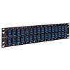 3.5英寸（8.9厘米）配线架，32个多模双芯SC耦合器的图片