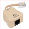 串接式DSL调节器，RJ12（6×6）公头/母头的图片