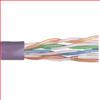 6类UTP线缆，4对24AWG多股导线，紫，1000英尺（305米）的图片