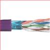 超5类, PVC,带有箔屏蔽, 4对绞合,26AWG,1,000 ft/305m 线轴包装包装,紫色的图片