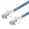 Category 5e Slim Aerospace Ethernet Cable High-Temp Double Shielded FEP Blue RJ45, 200.0ft的图片