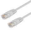 Category 6 Flat Patch Cable, RJ45 / RJ45, White, 3.0 ft的图片
