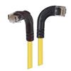 6类直角型跳线，直角右出线/直角下出线，黄，3英尺（0.9米）的图片