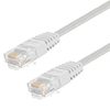 Category 5E Flat Patch Cable, RJ45 / RJ45, White, 30.0 ft的图片